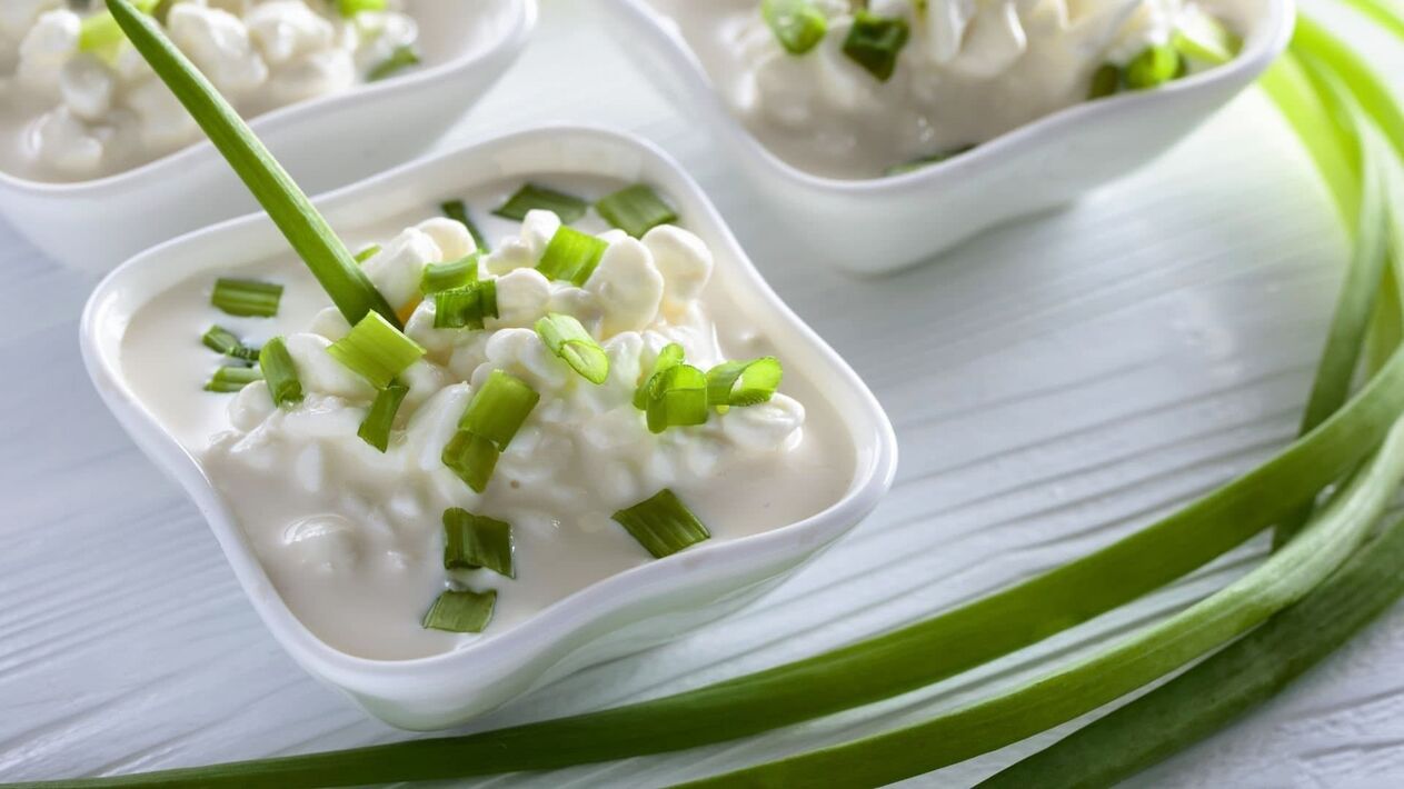 Scallions with cottage cheese to increase potency