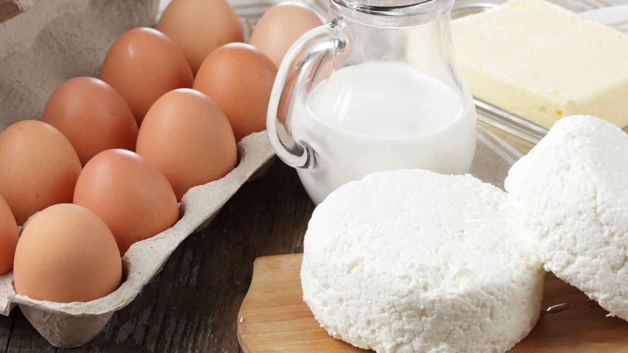 The potency of eggs and dairy products
