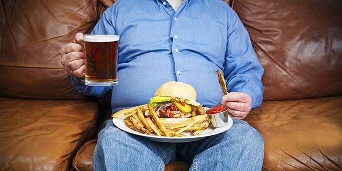 Junk food is the cause of low potency