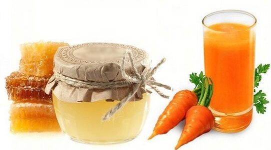 Carrot juice plus honey can restore men's erections